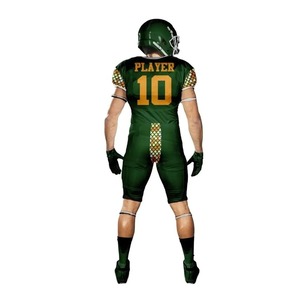 Venta caliente de alta calidad personalizado 100% poliéster uniforme de fútbol Americano para la juventud nuevo diseño transpirable conjuntos - Product Image 3