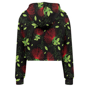 New Custom Women Crop <b>Top</b> Cotton Hoodies Long Sleeve Made of Cotton & <b>Fleece</b> Casual Streetwear Cropped Hoodies Customized - Product Image 5