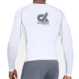 T-shirt de compression respirant à logo personnalisé pour homme, vente chaude, séchage rapide, vêtements de sport OEM, faible MOQ - Product Image 5