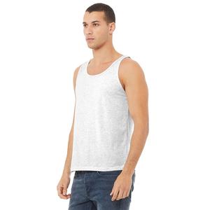 Débardeur en toile pour homme, style urbain, respirant, en jersey, coupe moderne, col arrondi, 3480 - Product Image 5