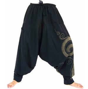 OEM personnalisé unisexe léger solide Joggers poches décontracté pour la course respirant hiver taille élastique goutte entrejambe 100% - Product Image 3