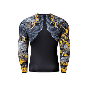 Rashguard à compression personnalisé de haute qualité Rashguard mma Rashguard à grappling - Product Image 4