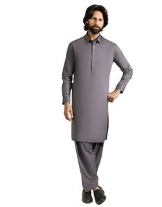 Vente en gros de vêtements pour hommes Salwar Kameez Pakistanais multicolore haute qualité coupe ajustée extensible Kurta Salwar pour la fête - Product Image 1