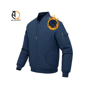 Veste Bomber pour Homme Veste Brodée Automne Hiver Col Montant Homme - Product Image 1