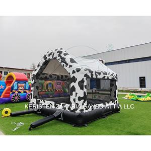 Commercial Grade PVC <b>Inflatable</b> Play Center Giant Farm Theme Kids Bouncy <b>House</b> With Slide For Outdoor Playground - Product Image 4
