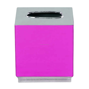 Porte-serviettes élégant en acier inoxydable bleu ciel et boîte à mouchoirs en métal bureau salle de bain salle à manger accessoire de table - Product Image 2