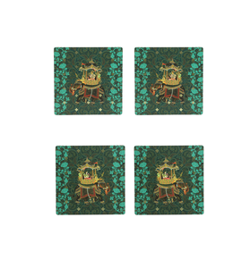 Dessous de plat en MDF d'excellente qualité avec des accessoires de napperons imprimés à prix d'usine fabriqués en Inde - Product Image 3