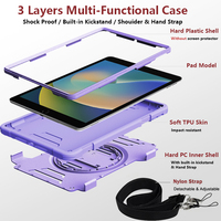 Funda Premium para iPad 10.2 (2019-2021) con Soporte Giratorio, Diseñada para el Trabajo, Resistente para Exteriores y Fácil de Transportar