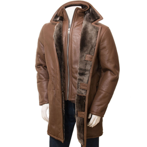 Winter Products 2025 Original Manteau en cuir de vachette pour hommes Design personnalisé Meilleur prix Manteau respirant Fabriqué au Pakistan - Product Image 4
