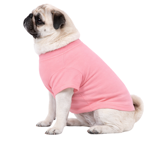 เสื้อยืดสุนัขสีชมพูแซลมอน ผ้าฝ้ายเนื้อนุ่ม สีพื้น เสื้อสัตว์เลี้ยงน่ารัก สวมใส่สบาย น้ำหนักเบา เสื้อผ้าสุนัข - Product Image 3