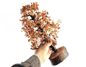 Escultura Decorativa para el Hogar de Feng Shui con Piedras Preciosas Hechas a Mano de Primera Calidad, Estilo Hada, Mascota de 1000 Virutas de Cornalina - Product Image 5