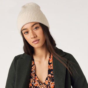 <b>Women</b> Ribbed <b>Knit</b> Beanie <b>Hat</b> Warm Cuffed Winter Stretch Skull Cap Custom Embroidery Logo Knitting Beanie <b>Hat</b> For Outdoor - Product Image 2