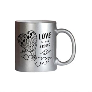 Taza de cerámica azul 0 25 L Producto de Venta caliente Impreso Taza de cerámica hecha a mano Tazas de café - Product Image 3