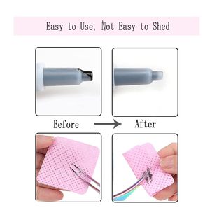 540pcs Lint Free Nail <b>Wipe</b> Pads Soft Absorbent Fabric for Lash Glue Nail Polish Remover - Product Image 5