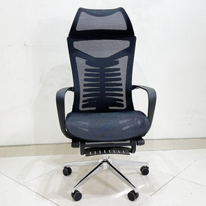 ergonomic Swivel Reclining Home Office <b>Chair</b> with Adjustable Headrest & Height - Product Image 5