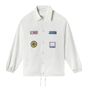 Chaqueta para hombre Sirenuse Corsa Chaqueta impermeable Poliéster reciclado cortavientos con bordado inspirado en el Mediterráneo - Product Image 1