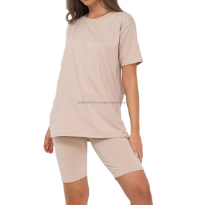 Conjunto de 2 Piezas para Mujer, Verano 2026, Estilo Casual, Camiseta Ligera de Manga Corta, Superventas - Product Image 2