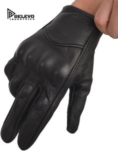 Guantes de Motociclismo de Cuero Antideslizantes Personalizados, Compatibles con Pantalla Táctil, Guantes de Verano para Motociclismo - Product Image 6