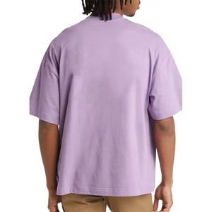 เสื้อยืดคอกลมแขนสั้นสำหรับผู้ชายเสื้อยืดสีพื้นสำหรับฤดูร้อนออกแบบโลโก้ตามสั่ง - Product Image 2