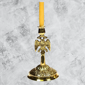 WB Inc India candelabro bizantino de águila de latón decorativo de Metal clásico de alta calidad para la decoración de la fiesta de Navidad del hogar - Product Image 5