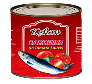 Sardinas enlatadas exportadas 125Gx50Tin Sardinas enlatadas Pescado Buen precio Fabricante de China - Product Image 1