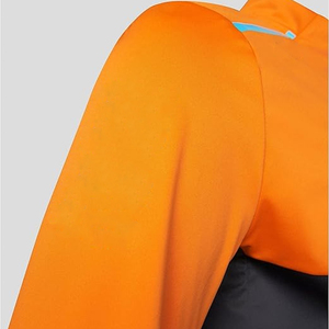 Veste polaire pour homme en gros personnalisée, chaude, douce, décontractée, avec fermeture éclair, col montant, écologique, coupe-vent, PU sur le devant, fabrication en usine - Product Image 2