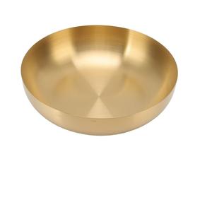 Exclusive Design Shiny Golden Finishing Fruit Serving <b>Bowl</b> High Standard Quality <b>Deep</b> Fruit Server <b>Bowl</b> - Product Image 1