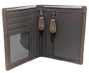 กระเป๋าสตางค์หนังสองพับสำหรับผู้ชายคุณภาพพรีเมี่ยมมีช่องใส่บัตรหลายช่องช่องกระเป๋าเงินสดเพื่อความสะดวกในการใช้งานทุกวัน - Product Image 4