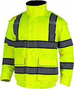 Veste réfléchissante haute visibilité pour hommes Veste de sécurité imperméable et haute visibilité pour la construction - Product Image 1