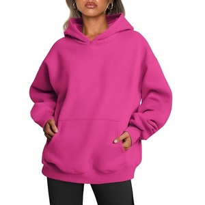 Direct usine fabrication BD haute qualité Logo personnalisé pull à capuche surdimensionné pour les femmes poids lourd épais hiver Long - Product Image 1