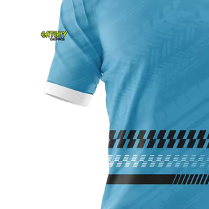 เสื้อใส่เล่นเกมระบายอากาศสำหรับผู้ชายเสื้อเล่นกีฬาพิมพ์ซับลิเมชัน - Product Image 4