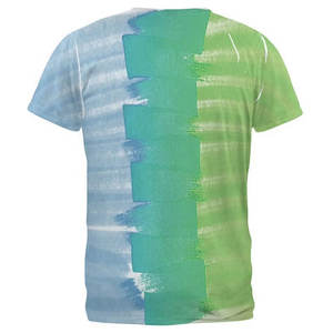 Camiseta con estampado sublimado de Material de poliéster para hombre, Camiseta con estampado de sublimación 3D de manga corta en blanco personalizada de alta calidad 2025 - Product Image 5