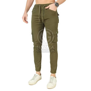 Wholesale Streetwear Casual <b>Lightweight</b> 100% Cotton Quick Dry Breathable Windproof Men's <b>Joggers</b> Pants Customizable for Sale - Product Image 3
