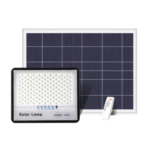 Lampu Jalan LED tenaga surya, 40W 60W 120W 200W 300W semua dalam satu surya IP65 lampu jalan LED dengan pengisian baterai surya