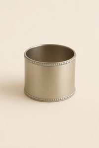 Anneau de serviette en aluminium de fabrication fiable, accent classique pour table à manger, style traditionnel pour les repas et les occasions spéciales - Product Image 3