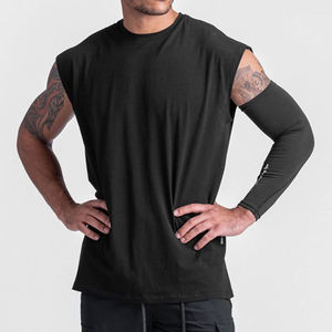 Camiseta sin Mangas Personalizada para Hombre, Camiseta Deportiva de Color Sólido para Gimnasio, Culturismo y Entrenamiento - Product Image 1