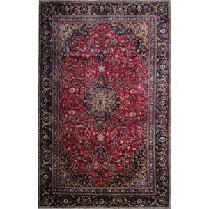 Alfombras ABC Kilims de Lana Real Anudadas a Mano, Alfombra Vintage con Medallón, Hechas a Mano por Artesanos, Pelo Mediano, Decoración de Interiores de Lujo para el Hogar - Product Image 1