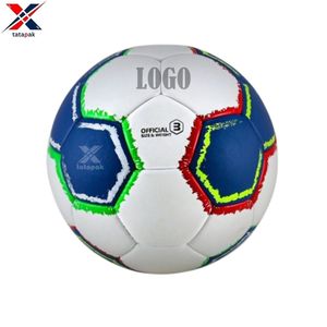 Ballon de football en cuir PVC de haute qualité, taille 5, durable, pour adultes et enfants, divertissement, entraînement professionnel, vente en gros - Product Image 3