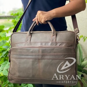 Real Handmade Full Grain <b>Leather</b> Messenger <b>Bag</b> <b>Laptop</b> <b>Bag</b> Multipurpose <b>Bag</b> - Product Image 1