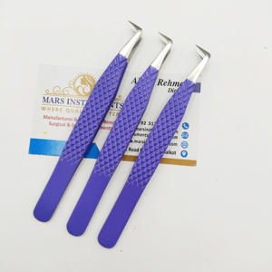 แหนบขนตาปลอมสีชมพูสำหรับขนตาปลอมแหนบปริมาณ90องศา - Product Image 5