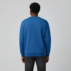 Vente en gros de sweats à capuche surdimensionnés en molleton épais pour hommes, 100% coton, de haute qualité, col rond, avec logo personnalisé brodé - Product Image 3