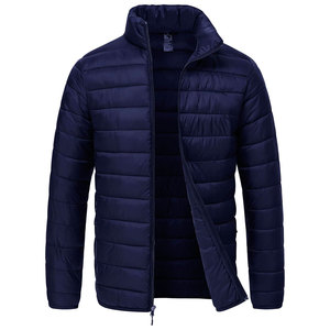 OEM Hombres Peso Ligero Puffer Chaqueta al aire libre Transpirable Hombres Puffer Chaleco Logotipo personalizado Full Zip Puffer Jacket - Product Image 3