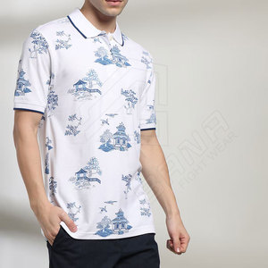 Polo de golf de negocios para hombre de 100% algodón de tela personalizada Polo de golf liso Hecho en Pakistán - Product Image 6