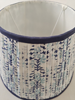 Abat-jour élégant en coton artisanal, de couleur turquoise, de style industriel, traditionnel, moderne et écologique, pour la décoration de la maison, chambre à coucher, salon