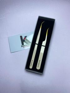 Pinzas Profesionales para Pestañas de Acero Inoxidable, Suaves, Antimagnéticas, Modernas, de Grado Salón, Herramientas de Belleza, Nano-Revestidas, para Extensión de Pestañas - Product Image 3