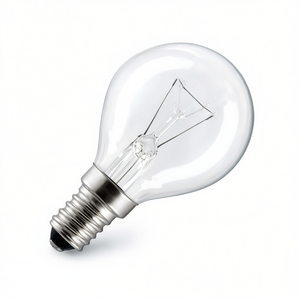 Bombillas Incandescentes Esféricas Transparentes de 60W 125-130V E14 - Product Image 2