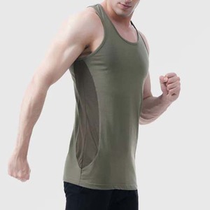 Private Label Breathable Sleeveless <b>Men's</b> Workout <b>Singlets</b> Tank Tops Gym Fitness Wear Clothing <b>Man's</b> Cotton Streetwear Tank Tops - Product Image 4