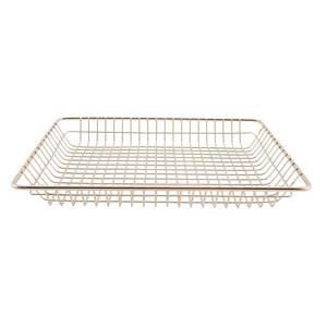 Bandeja para servir alimentos en la sala de estar de diseño clásico, alambre de hierro, acabado recubierto de negro, bandeja para servir Alambre de Metal negro de alta calidad - Product Image 6