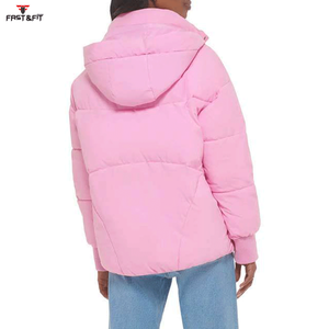 Custom Made Women Thick Puffer Jacket High Quality Full Zip Cotton Filling Long Length Breathable Waterproof Autumn Stand - Product Image 5
