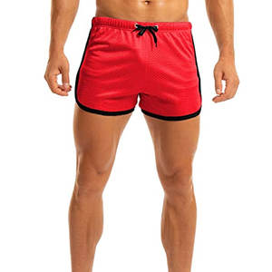 Shorts de sport pour hommes en coton de haute qualité fabriqués au Pakistan, confortables, à séchage rapide, respirants, avec cordon de serrage, personnalisables, couleur unie - Product Image 1